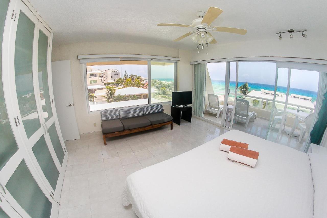 Apartment On The Beach With Terrace Ocean View, Brisas Cancun 01 By Beach & Ocean Apartments Buitenkant foto